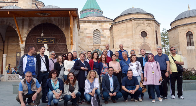 Balkanlardan Gelen Tarihçiler Konya'da Tarihe Yolculuk Yaptı