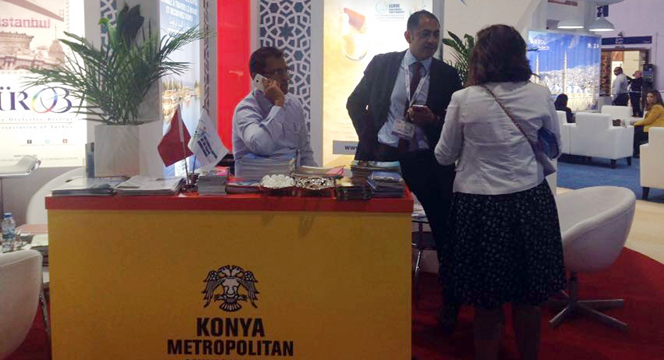 Konya Büyükşehir Belediyesi Dubai Uluslararası Turizm Fuarı'nda