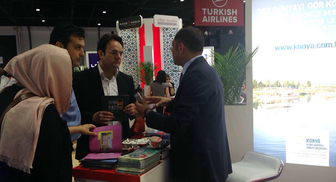 Konya Büyükşehir Belediyesi Dubai Uluslararası Turizm Fuarı'nda