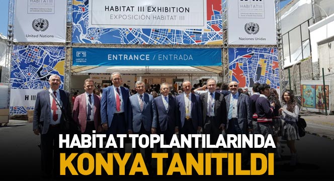 Habitat Toplantılarında Konya Tanıtıldı