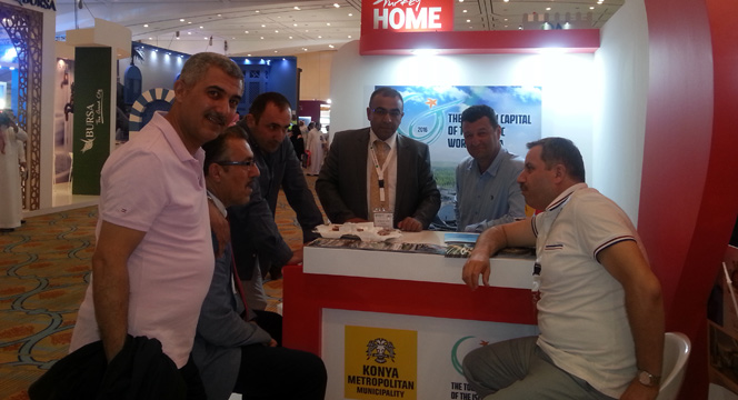 Büyükşehir Konya'yı Riyad'da Tanıttı