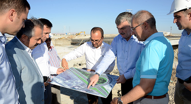 Aksaray Yolu Organize Sanayi Köprülü Kavşağının Temeli Atılıyor