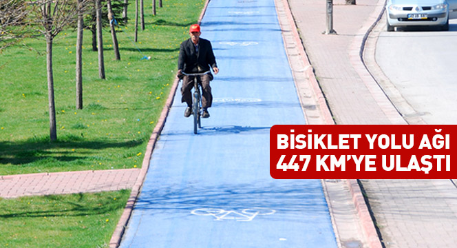 Büyükşehir'in Bisiklet Yolu Ağı 447 KM'ye Ulaştı