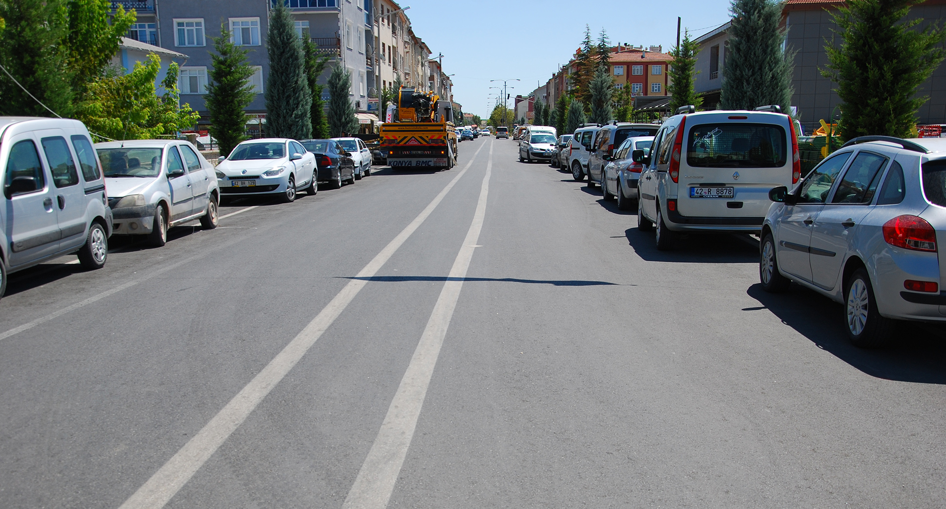 Büyükşehir'den Cihanbeyli'ye 7 Milyon Liralık Ana Cadde Düzenlemesi