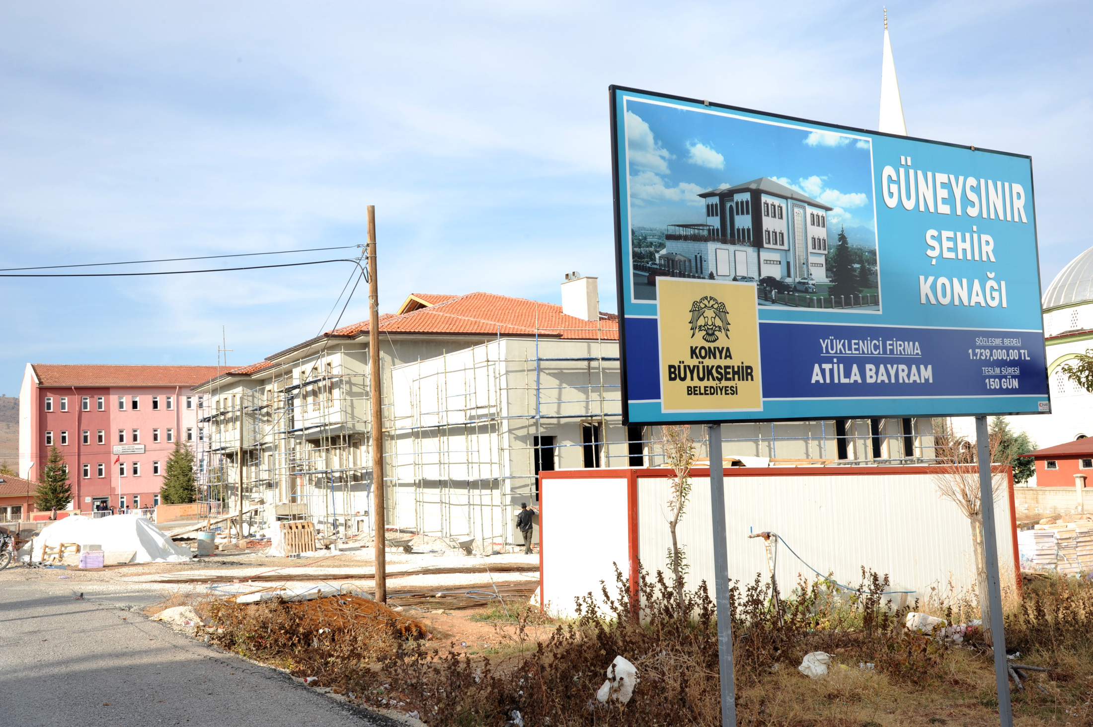 Güneysınır Şehir Konağı İlçeye Değer Katacak