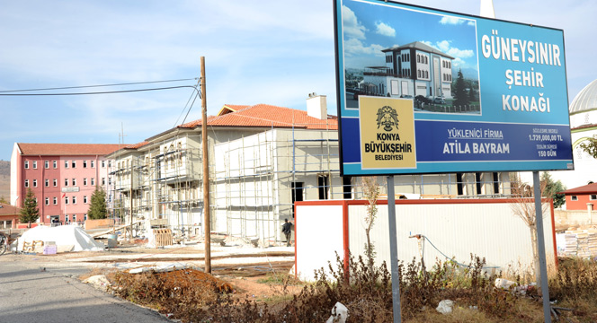 Güneysınır Şehir Konağı İlçeye Değer Katacak