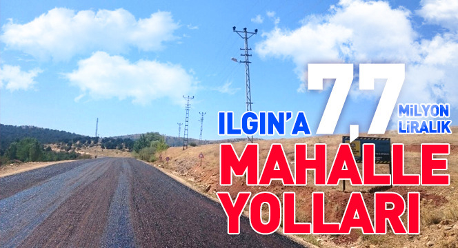 Ilgın'da 2 Ayrı Grup Yoluna 7.7 Milyon Lira
