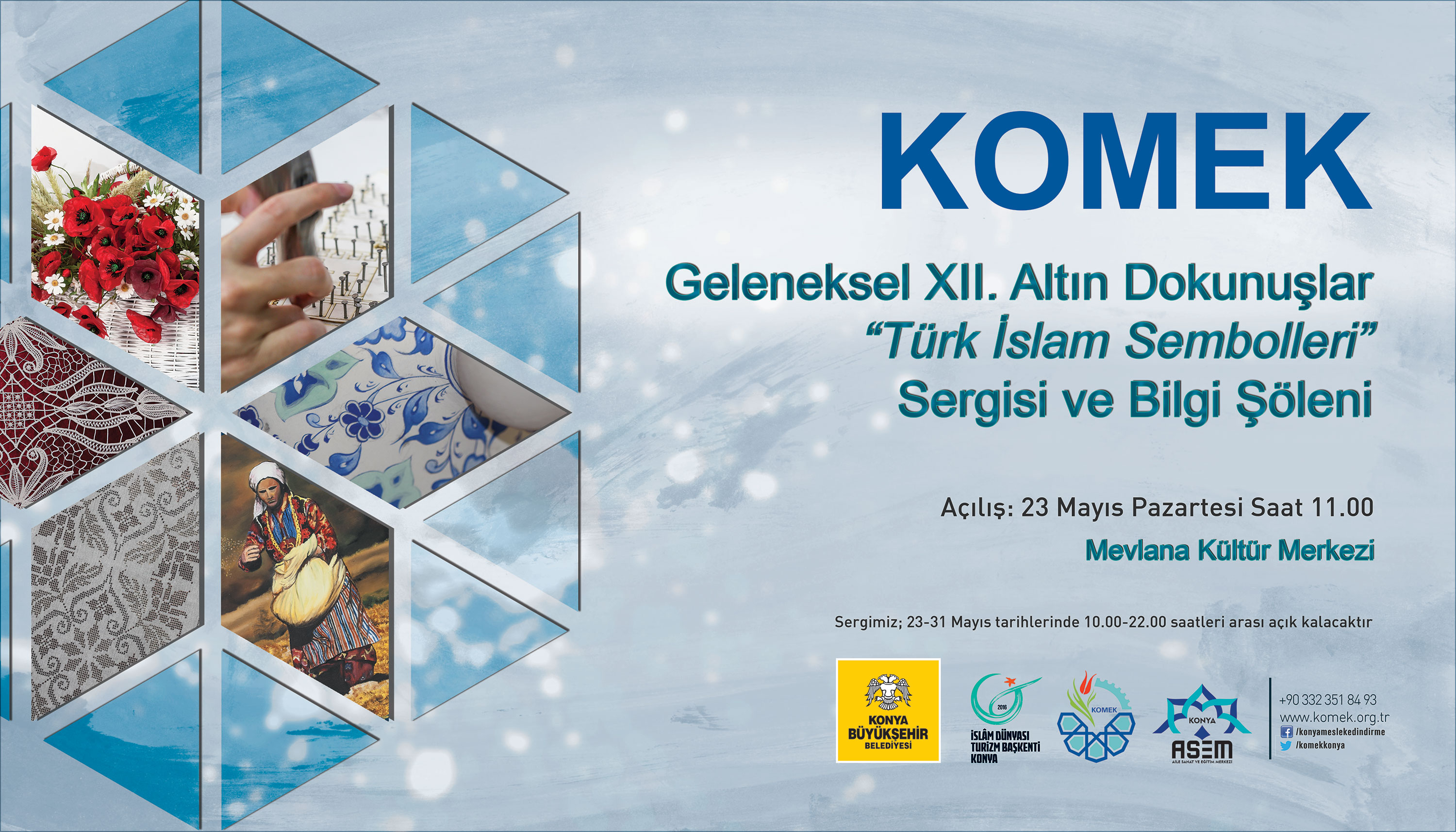 KOMEK Altın Dokunuşlar Konya İle Buluşuyor