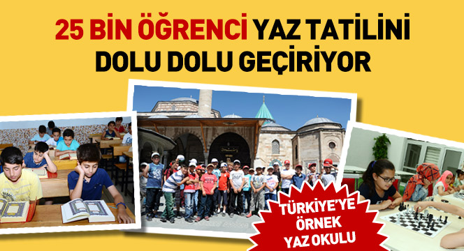 Türkiye'ye Örnek Yaz Okulu'nda 25 Bin Öğrenci Yaz Tatilini Dolu Dolu Geçiriyor