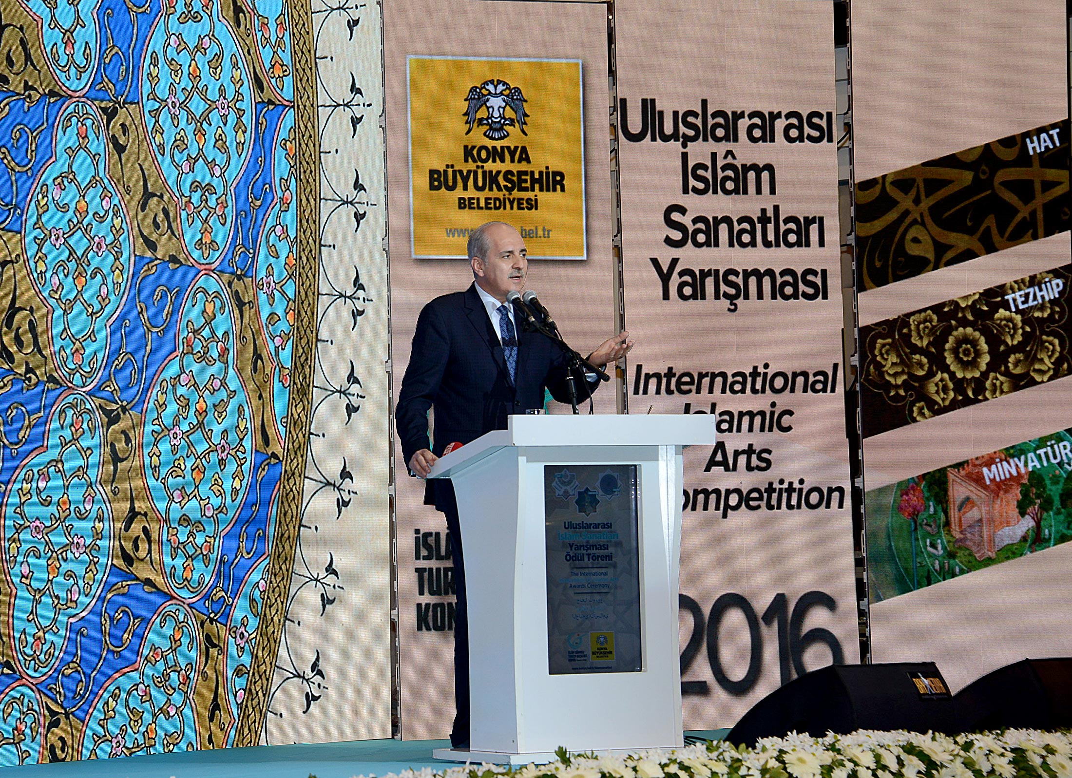Uluslararası İslam Sanatları Yarışmasının Ödülleri Verildi