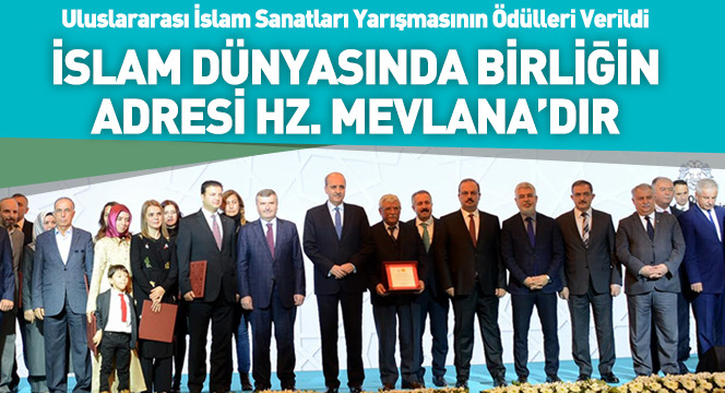 Uluslararası İslam Sanatları Yarışmasının Ödülleri Verildi