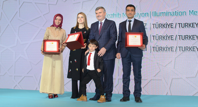 Uluslararası İslam Sanatları Yarışmasının Ödülleri Verildi