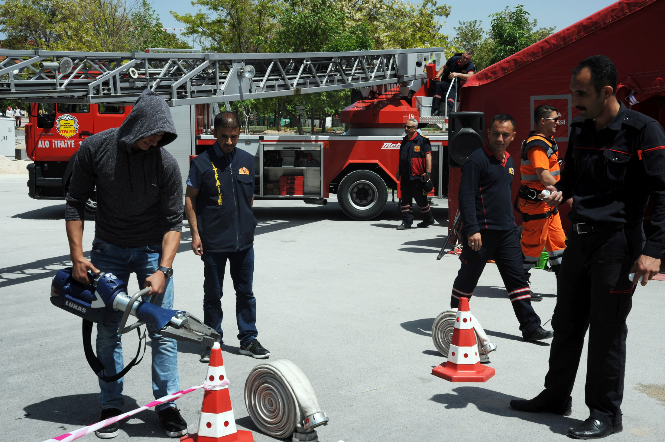 İtfaiye Etkinliği İlgi Gördü