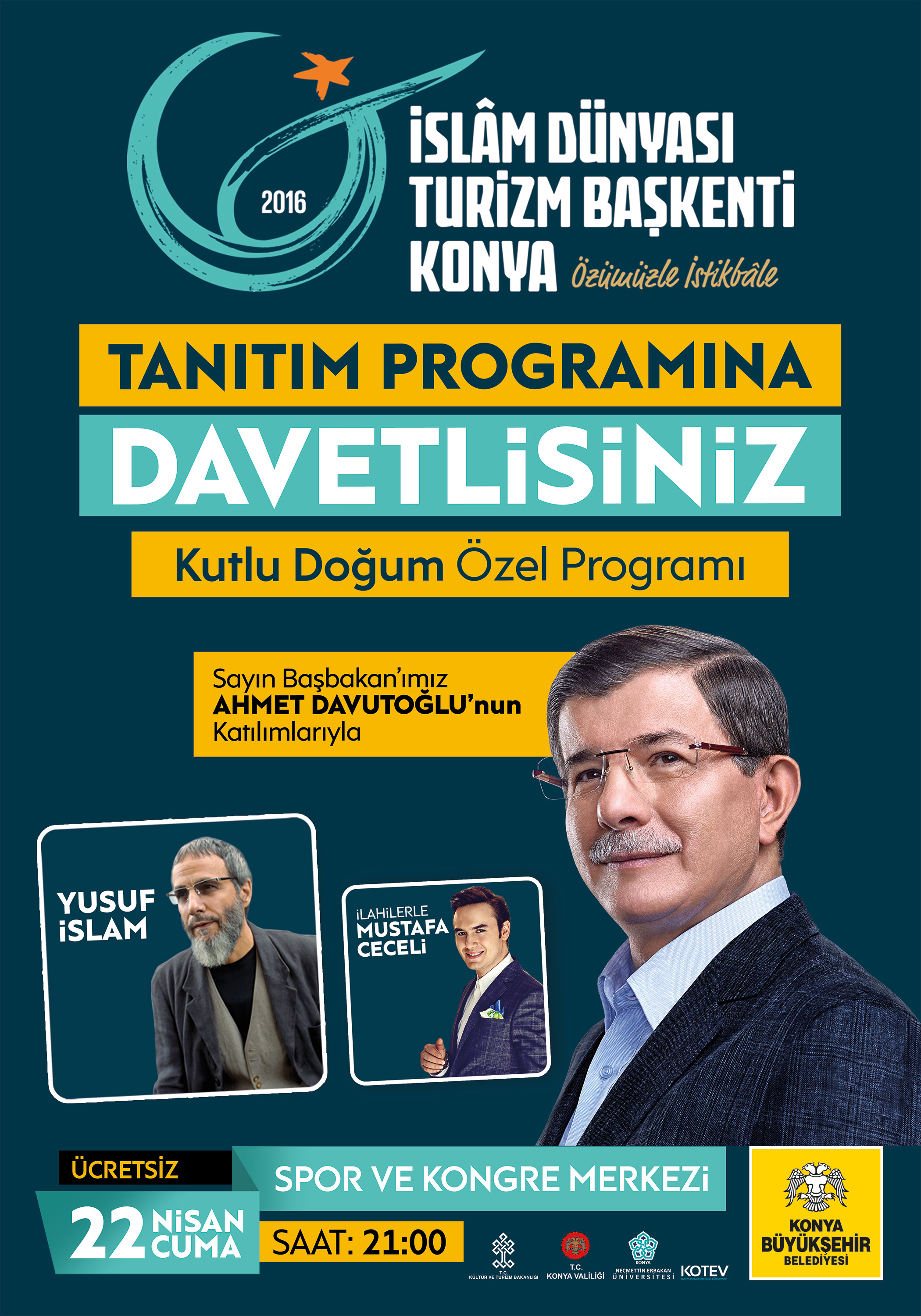 Başbakan Ahmet Davutoğlu Konya'ya Geliyor