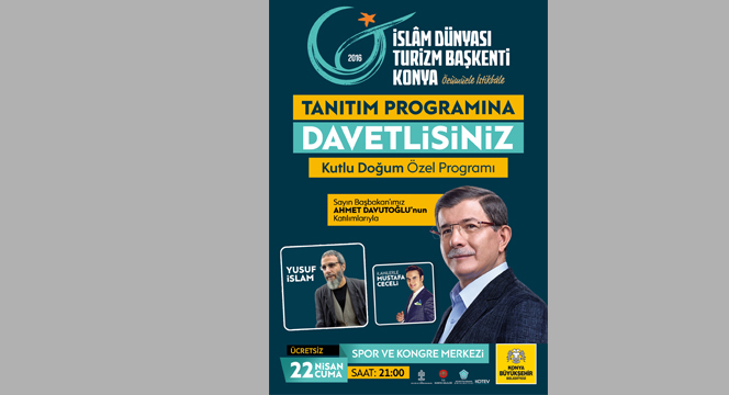 Başbakan Ahmet Davutoğlu Konya'ya Geliyor