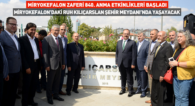 Miryokefalon Zaferi 840. Anma Etkinlikleri Başladı
