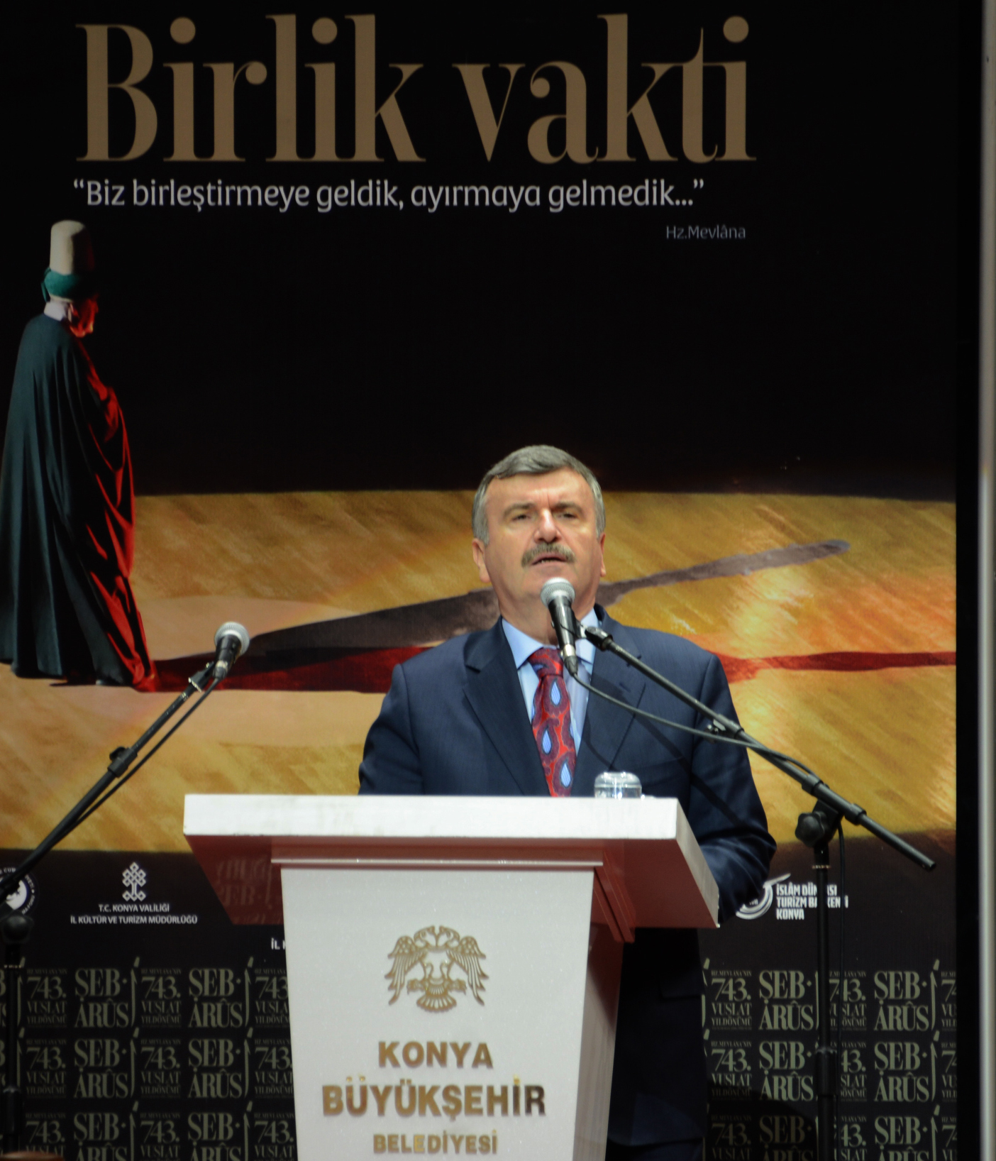 Şeb-i Arus'ta On Binler Konya'dan Birlik Mesajı Verdi