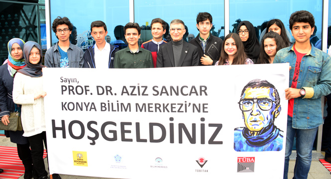 Nobel Ödüllü Prof. Aziz Sancar Konya Bilim Merkezinde