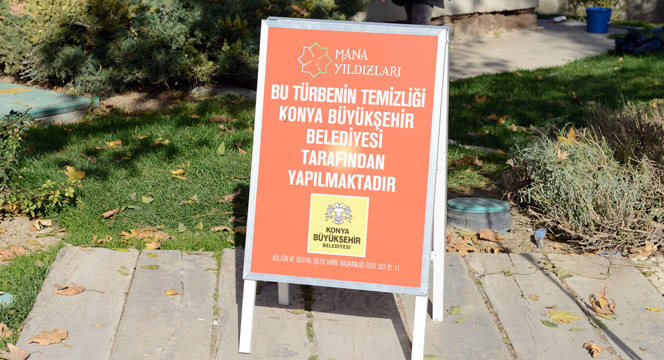 Tarihi Türbelerde Temizlik ve Bakım Yapılıyor 