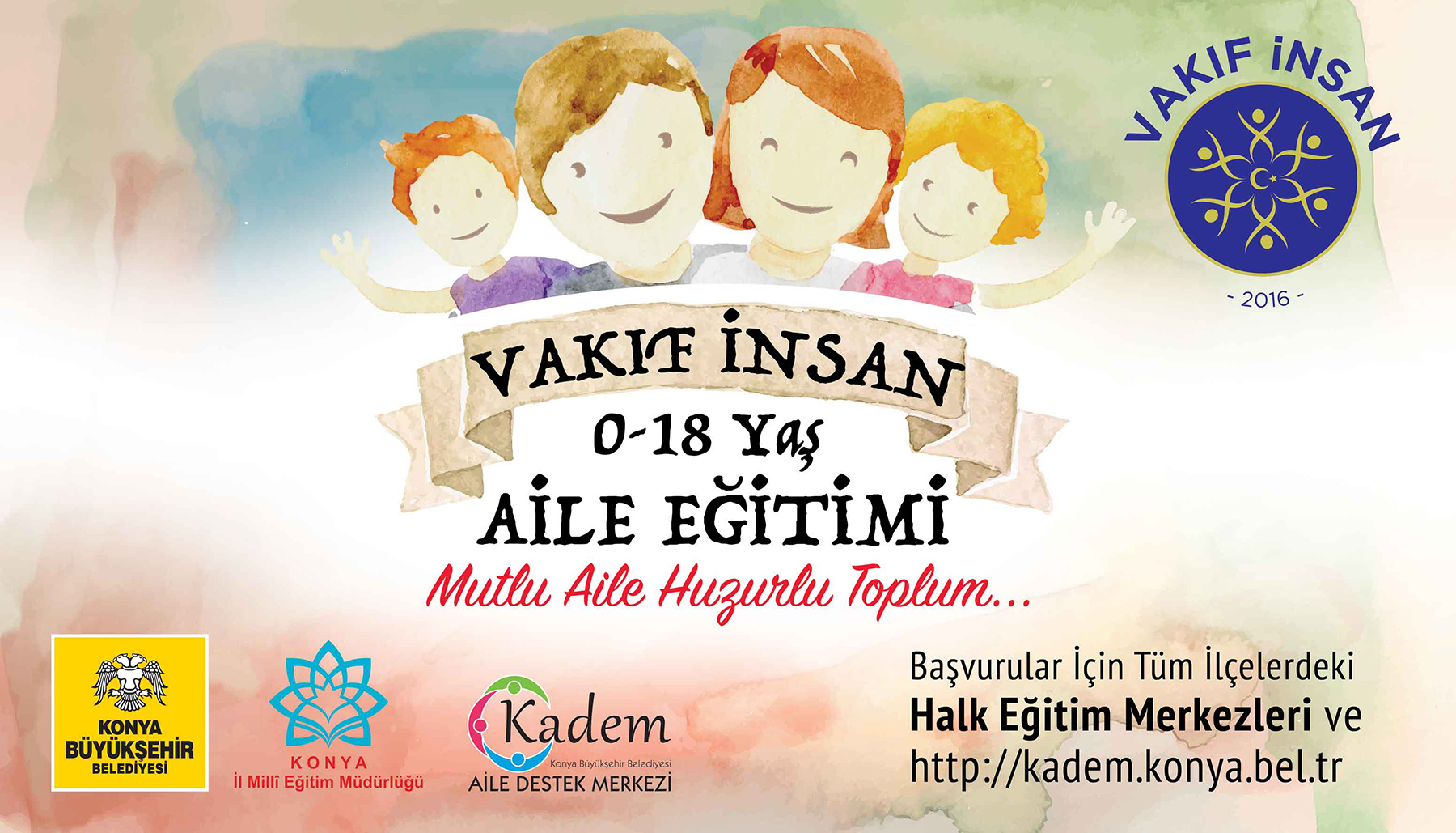 Vakıf İnsan Projesi '0-18 Yaş Aile Eğitimi' Başladı