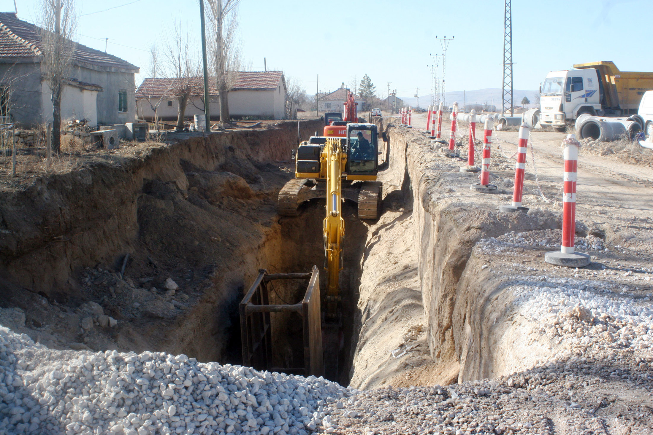 KOSKİ'den Akşehir'in 2 Mahallesine Kanalizasyon Hizmeti