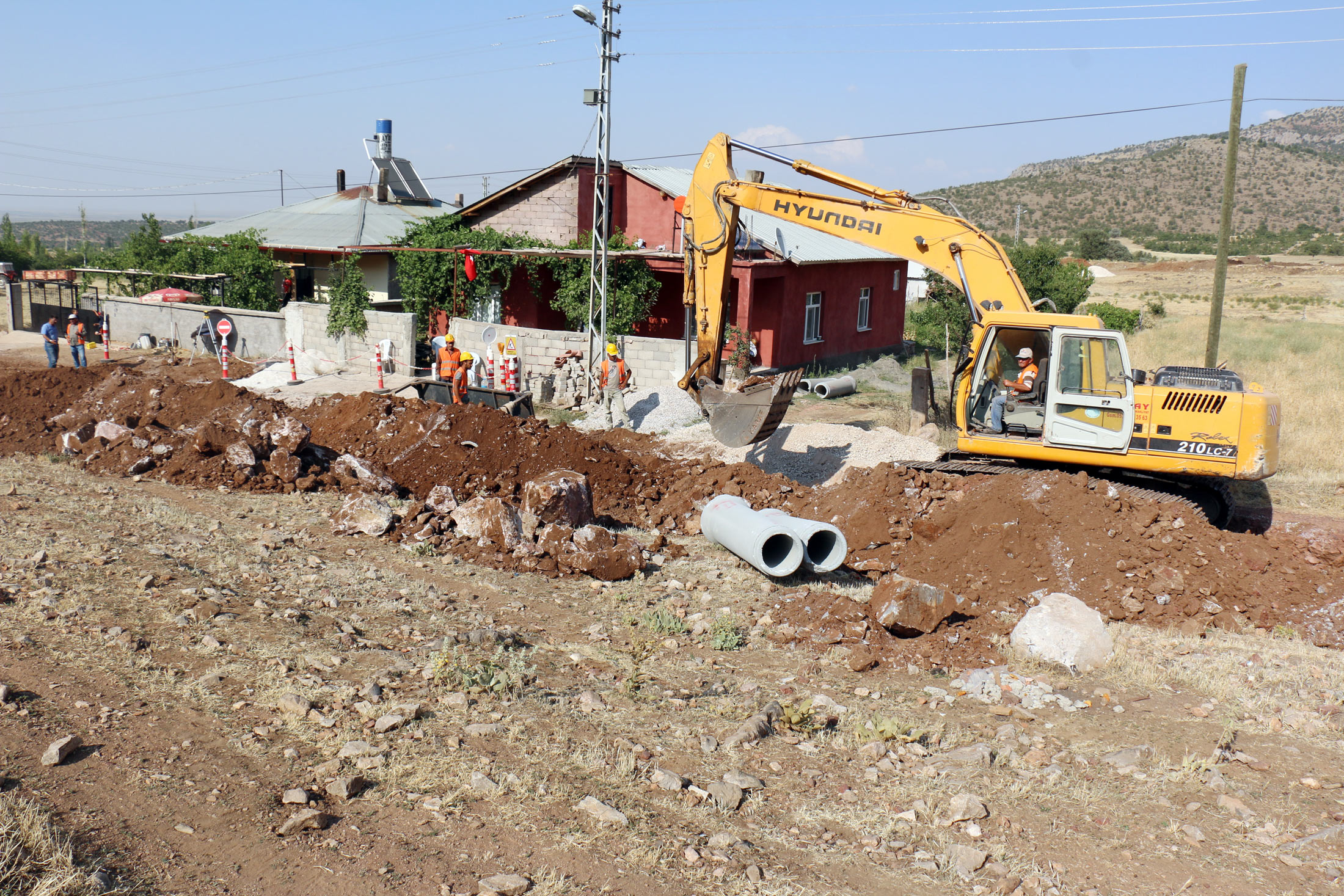 Güneysınır ve Ereğli'ye 39.5 KM Kanalizasyon Hizmeti