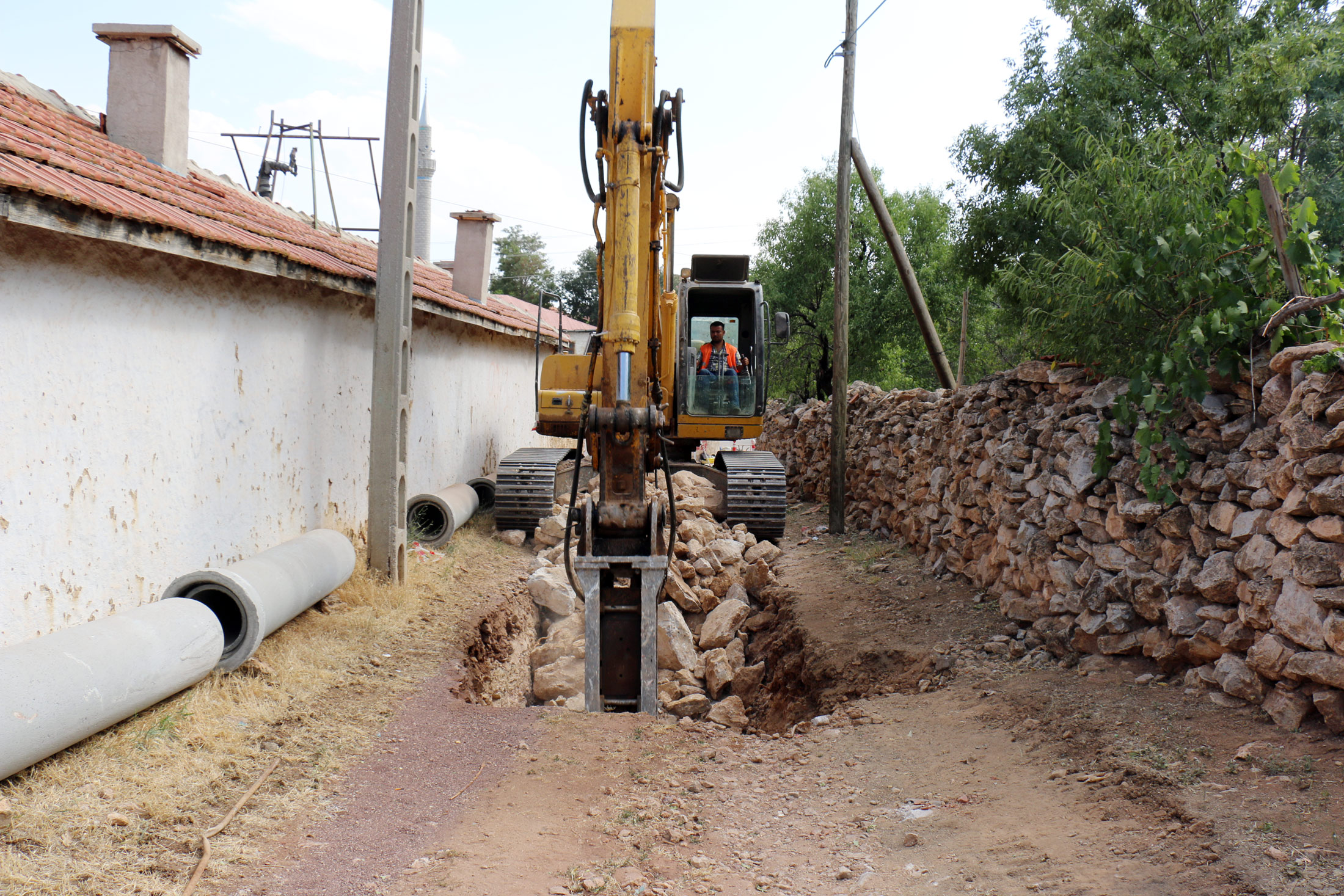 Güneysınır ve Ereğli'ye 39.5 KM Kanalizasyon Hizmeti