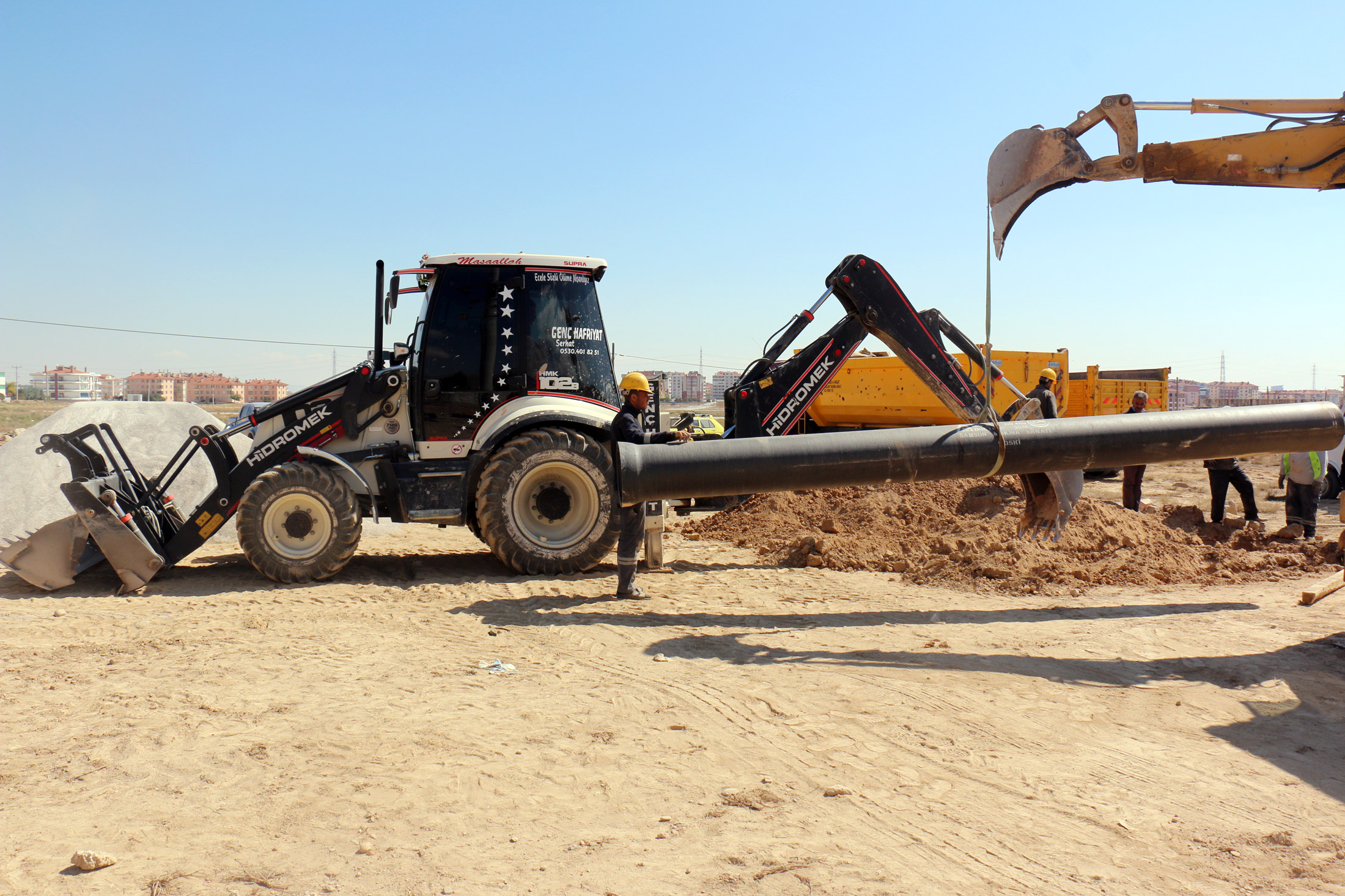 Merkezdeki 7 Mahallede Su Şebeke Çalışması Tamamlandı