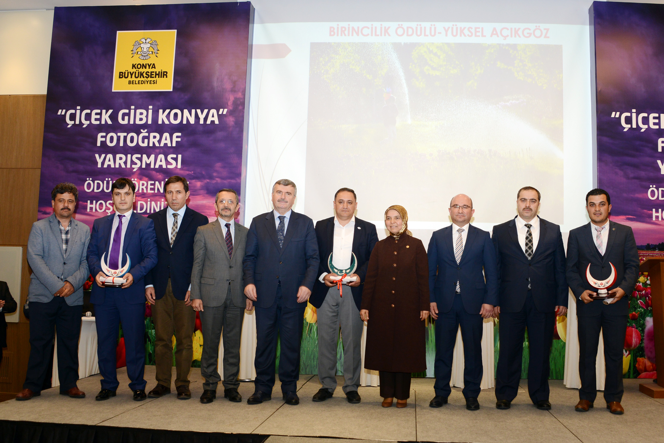 Konya'yı Çiçek Gibi Gören Gözler Ödüllendirildi