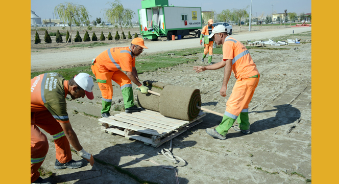Rulo Çim Tesisi Ekonomiye Katkı Sağlıyor