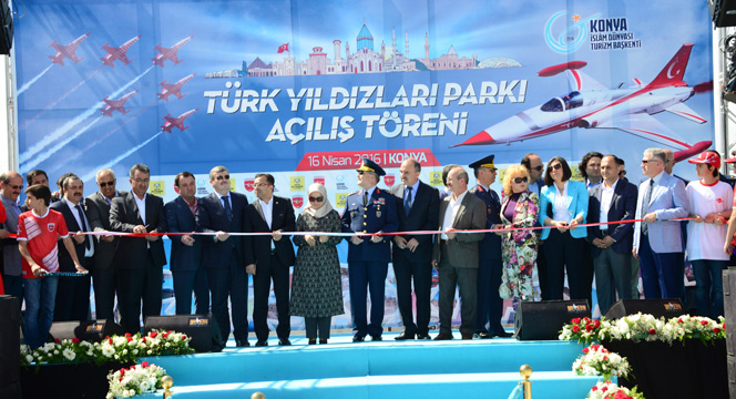 Türk Yıldızları Parkı Muhteşem Bir Törenle Açıldı
