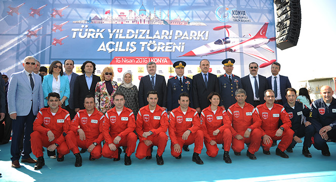 Türk Yıldızları Parkı Muhteşem Bir Törenle Açıldı