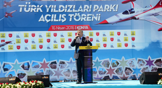Türk Yıldızları Parkı Muhteşem Bir Törenle Açıldı