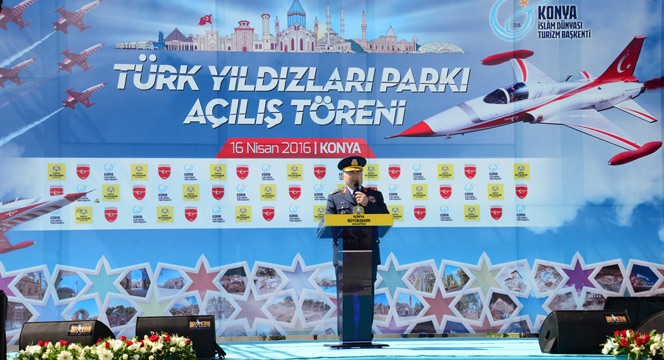 Türk Yıldızları Parkı Muhteşem Bir Törenle Açıldı