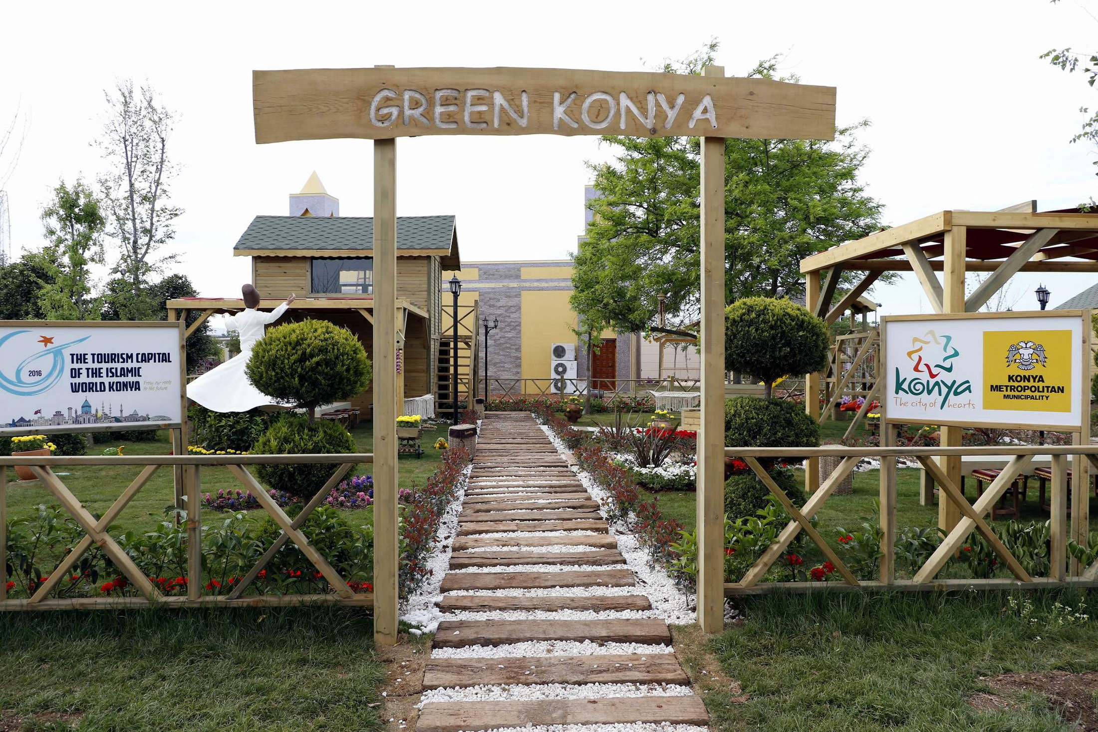 Konya Büyükşehir'e EXPO 2016 En Eğitici Bahçe Ödülü