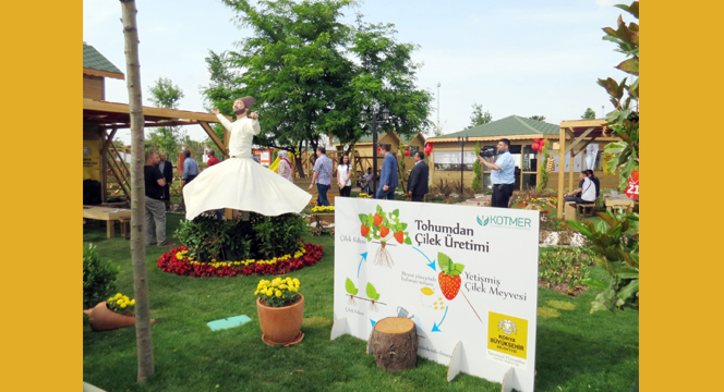 Konya Büyükşehir'e EXPO 2016 En Eğitici Bahçe Ödülü