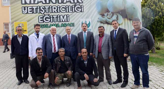 Mantar Yetiştiriciliği Eğitiminde İlk Hasat Yapıldı