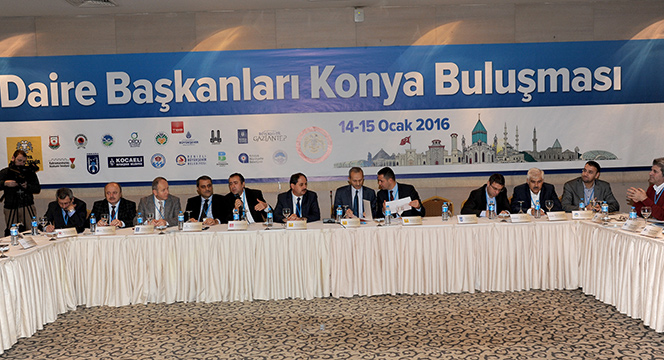 13 Büyükşehir'in Daire Başkanları Konya'da