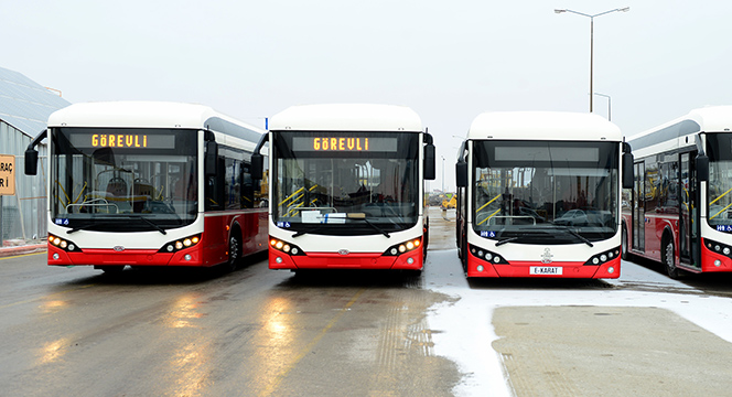 Türkiye'nin İlk Elektrikli Otobüsleri Konya'da