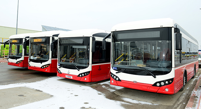 Türkiye'nin İlk Elektrikli Otobüsleri Konya'da