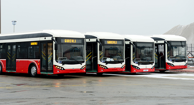 Türkiye'nin İlk Elektrikli Otobüsleri Konya'da