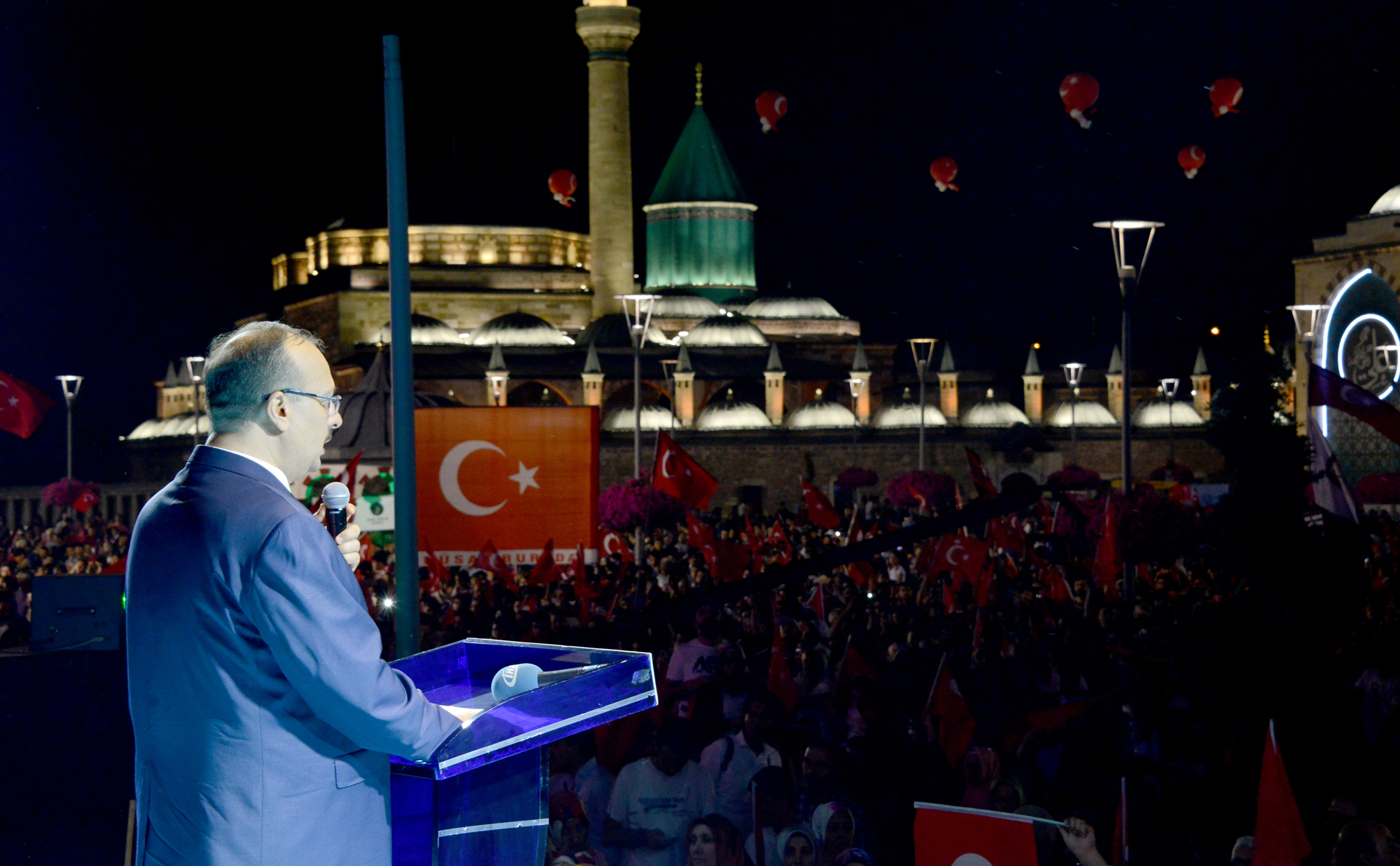 15 Temmuz'un Birinci Yılında Konya'da Yüzbinler Demokrasi Nöbetinde Buluştu