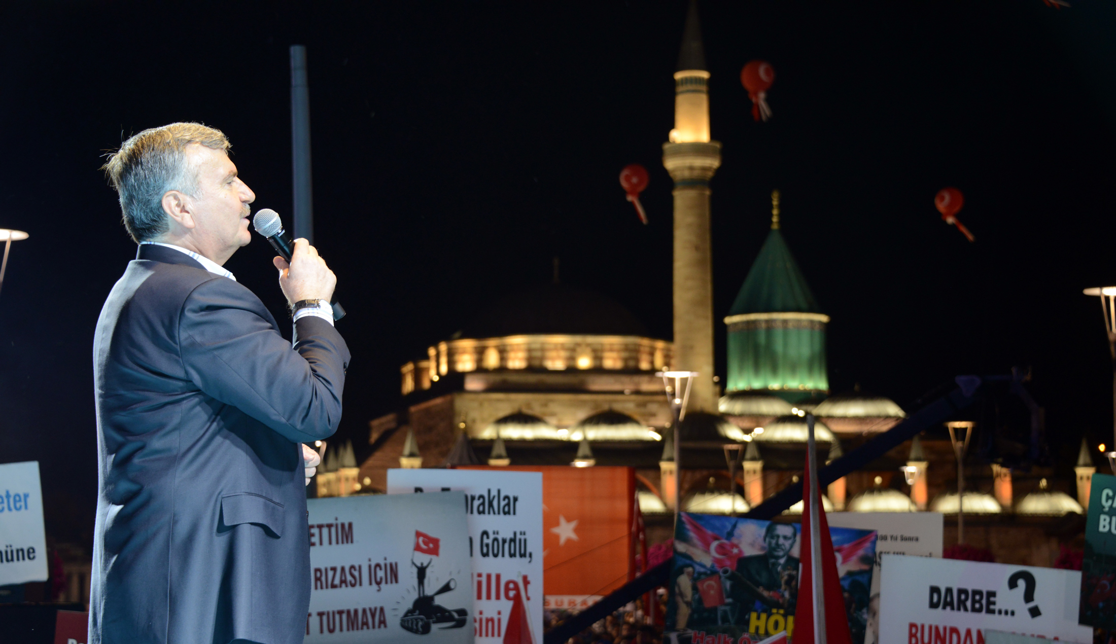15 Temmuz'un Birinci Yılında Konya'da Yüzbinler Demokrasi Nöbetinde Buluştu