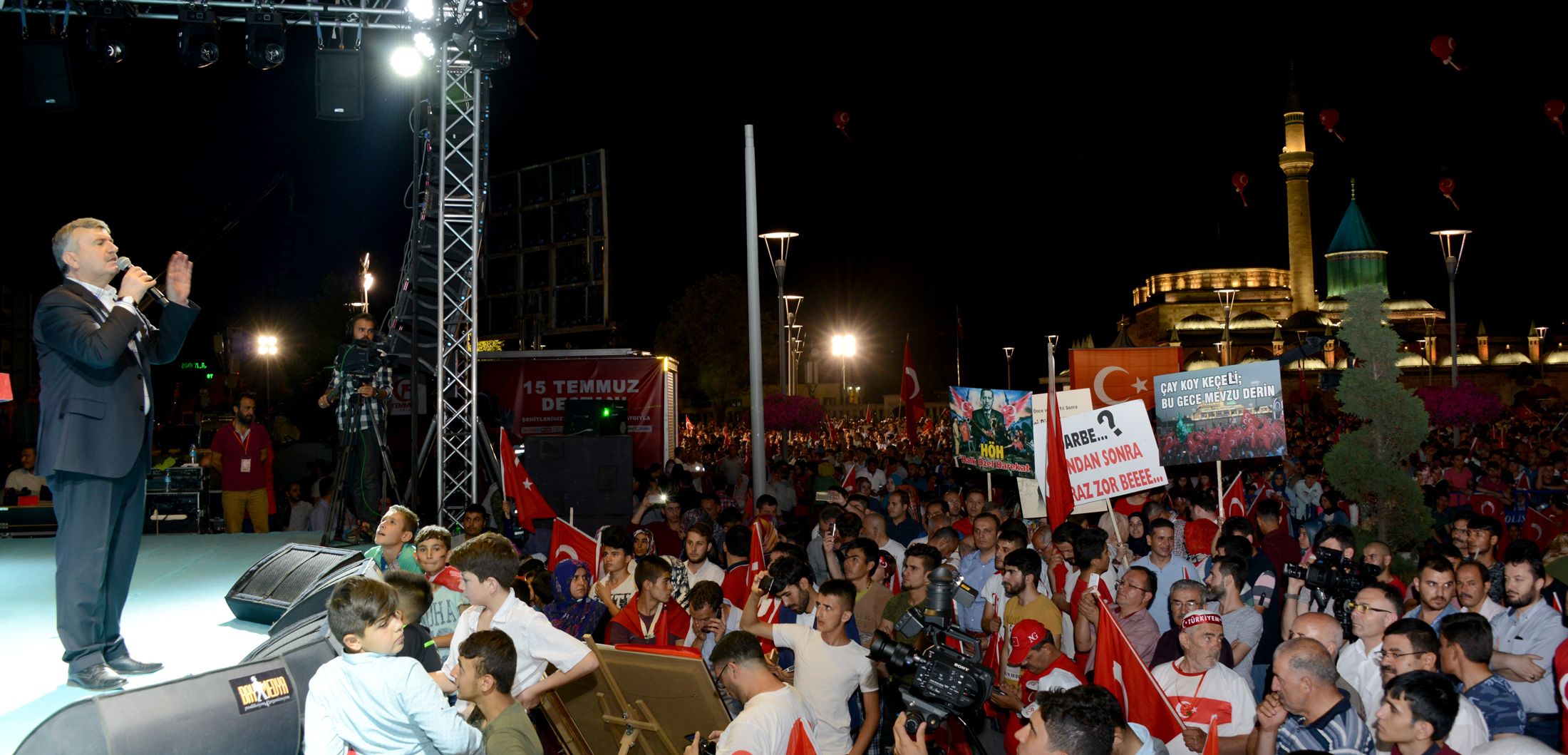 15 Temmuz'un Birinci Yılında Konya'da Yüzbinler Demokrasi Nöbetinde Buluştu