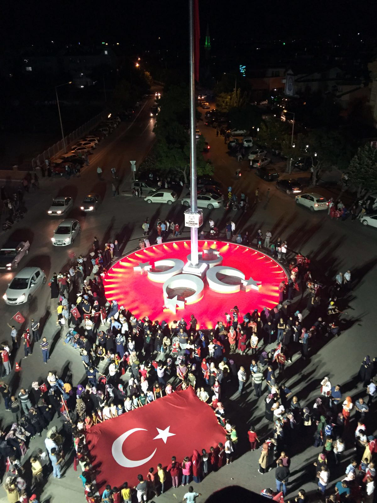 15 Temmuz'un Birinci Yılında Konya'da Yüzbinler Demokrasi Nöbetinde Buluştu