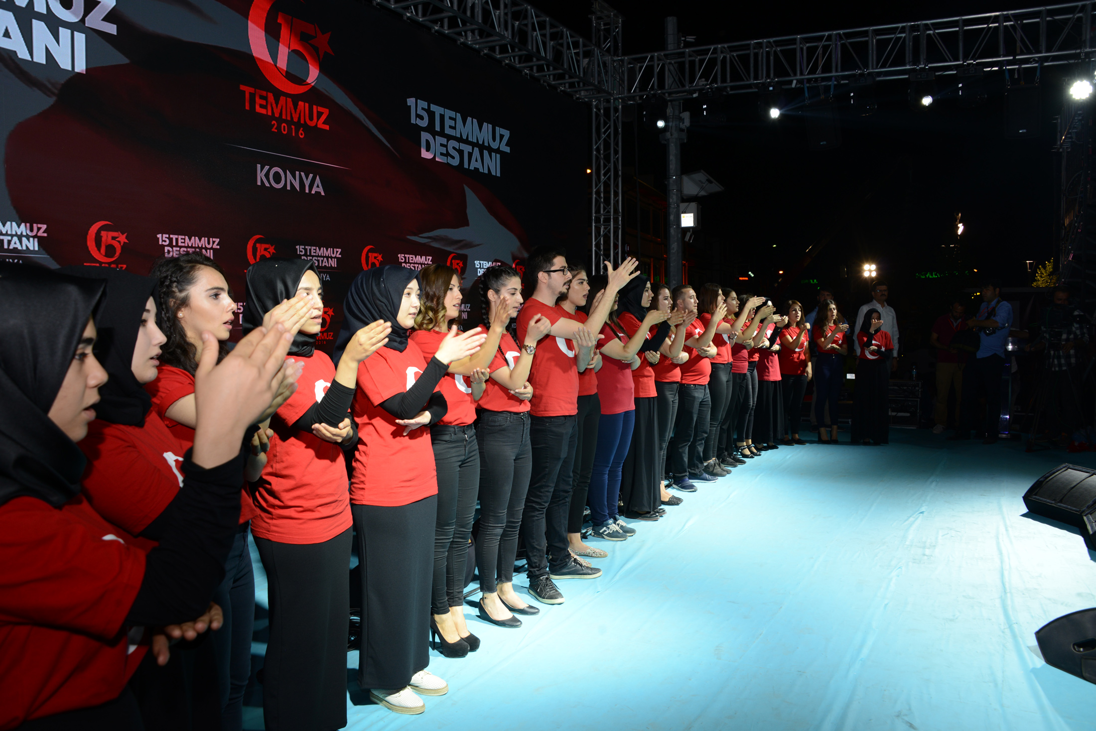 15 Temmuz'un Birinci Yılında Konya'da Yüzbinler Demokrasi Nöbetinde Buluştu