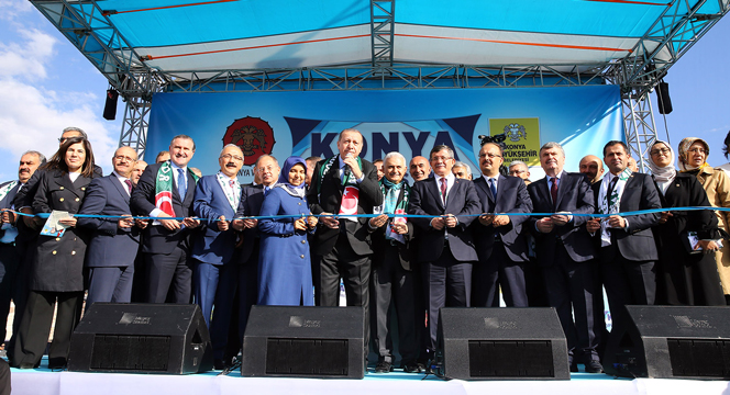 Konya'ya Verdiği Değer Nedeniyle Cumhurbaşkanımıza Teşekkür Ederiz