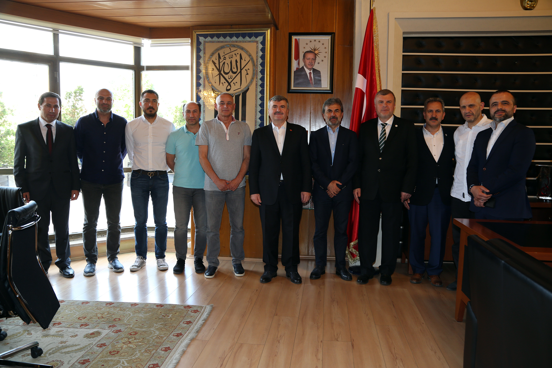 Aykut Kocaman'dan Başkan Akyürek'e Veda Ziyareti