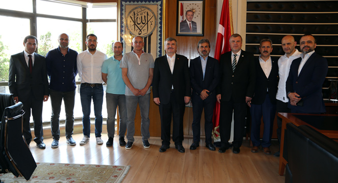 Aykut Kocaman'dan Başkan Akyürek'e Veda Ziyareti