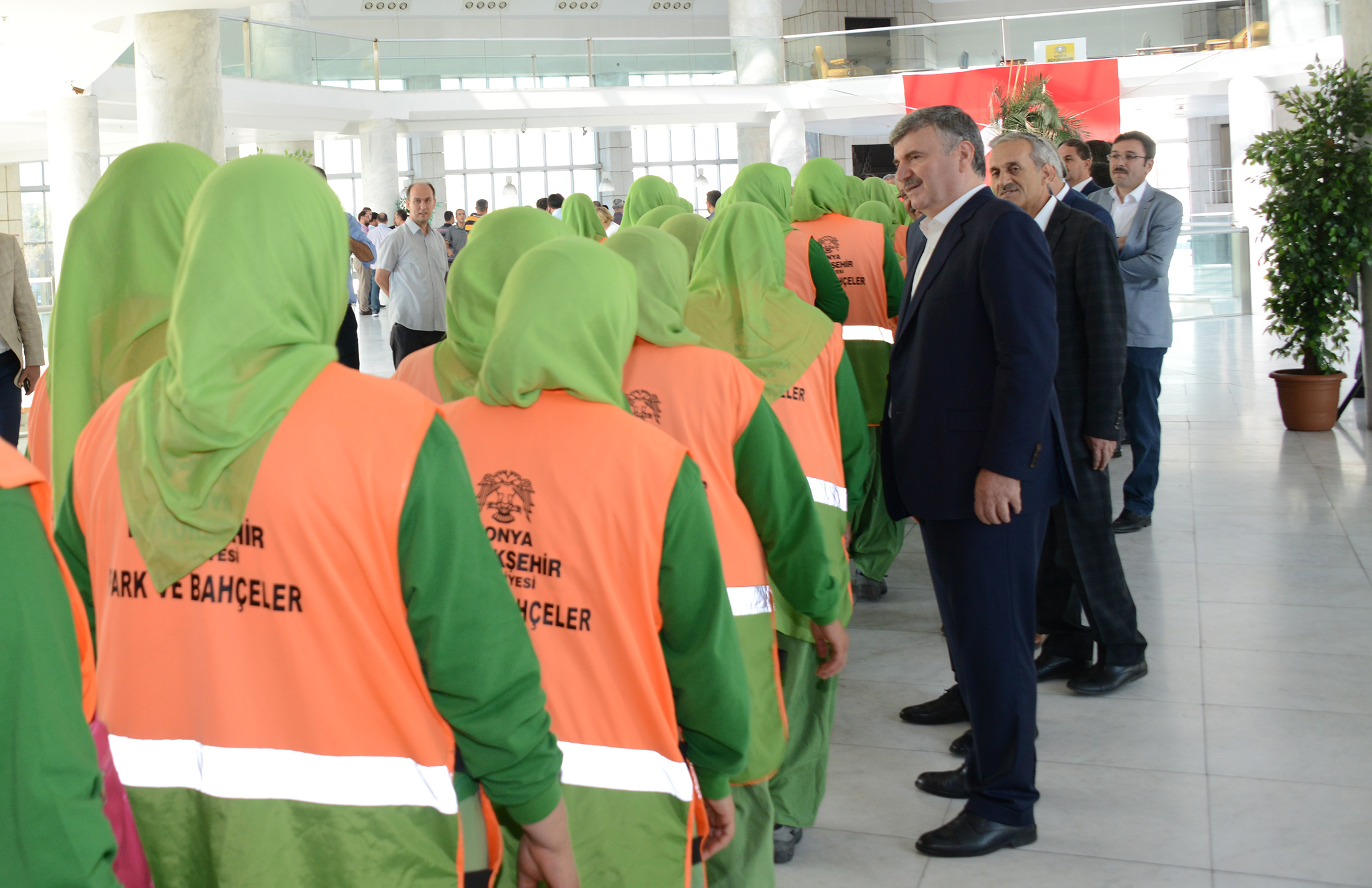 Başkan Akyürek Belediye Çalışanlarıyla Bayramlaştı